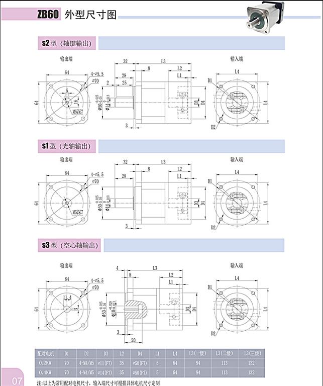 上海權(quán)立ZB系列行星減速機